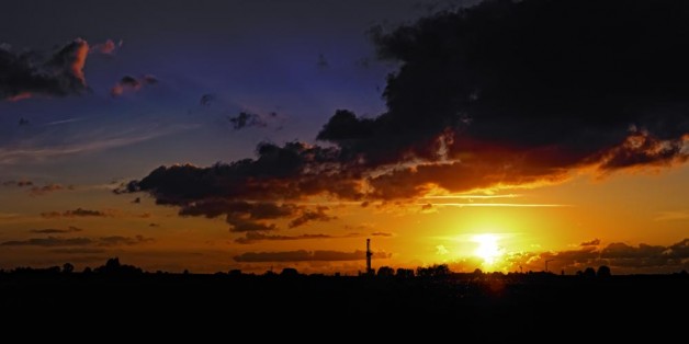 Abendhimmel an der Ems