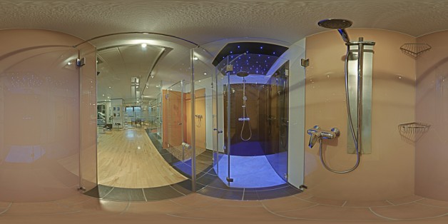Glasdusche in HDR