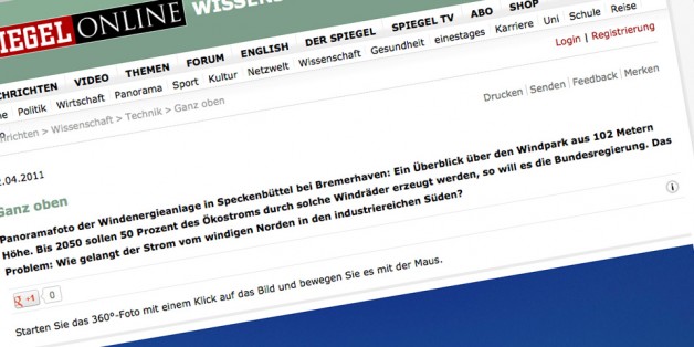 Panorama im Spiegel